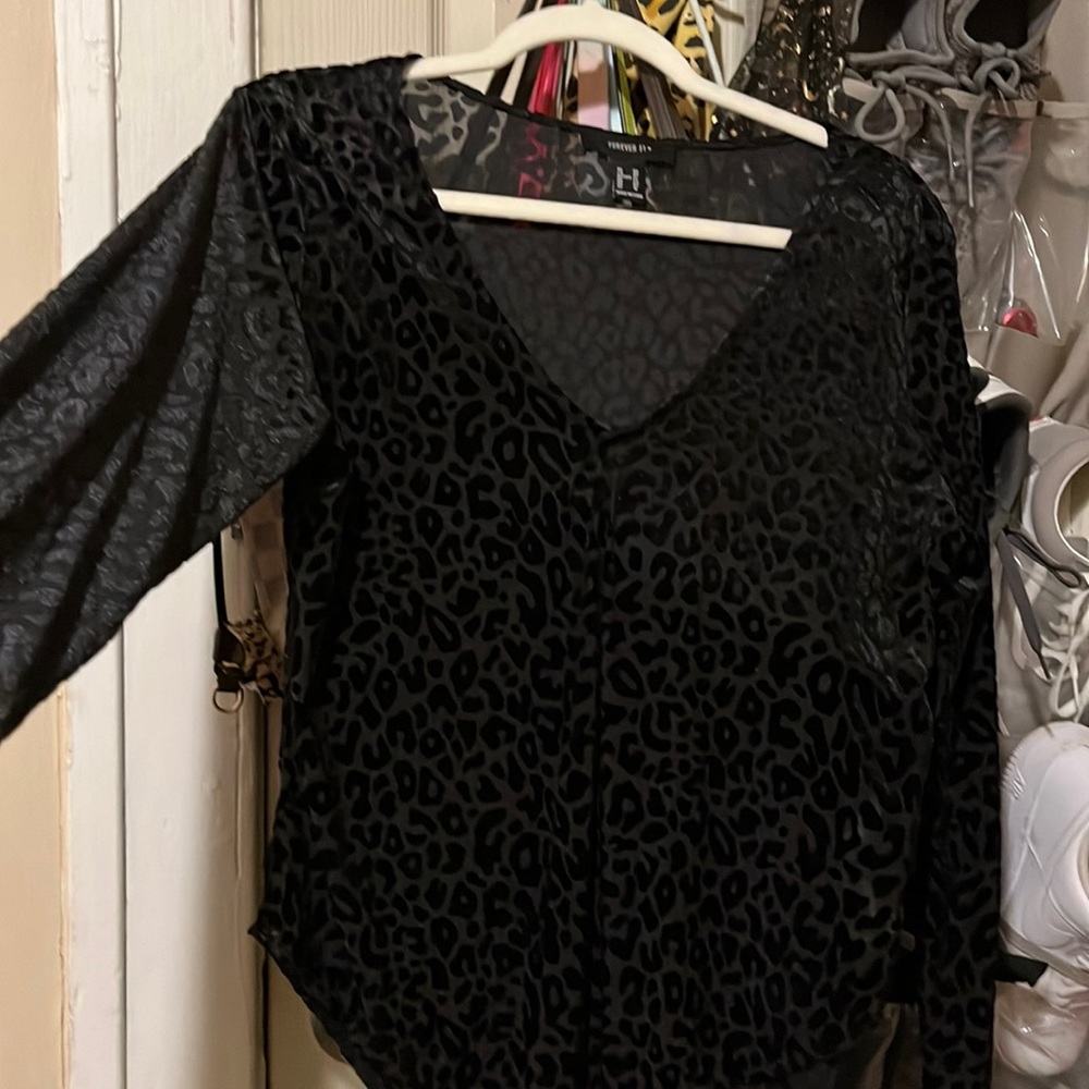 (Forever21- Long sleeve bodysuit)